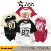 Áo thun nữ Baby Tee ôm body từ 35kg - 55kg in Số 87 - AG1331