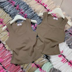 Áo thun nữ sát nách trơn Baby Tee ôm body từ 35kg - 55kg - AG1333