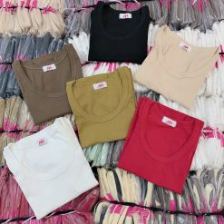 Áo thun nữ sát nách trơn Baby Tee ôm body từ 35kg - 55kg - AG1333