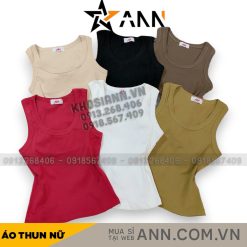 Áo thun nữ sát nách trơn Baby Tee ôm body từ 35kg - 55kg - AG1333