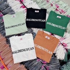 Áo thun nữ màu trơn in chữ Baby Tee ôm body từ 35kg - 55kg - AG1334