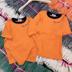 Áo thun nữ in chữ từ vai xuống Baby Tee ôm body từ 35kg - 55kg - AG1335