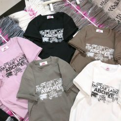 Áo thun nữ in chữ ABCHIVE 1986 Baby Tee ôm body từ 35kg - 55kg - AG1336