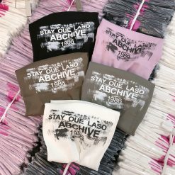 Áo thun nữ in chữ ABCHIVE 1986 Baby Tee ôm body từ 35kg - 55kg - AG1336