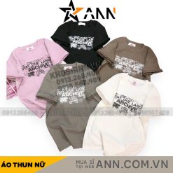 Áo thun nữ in chữ ABCHIVE 1986 Baby Tee ôm body từ 35kg - 55kg - AG1336