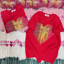 Áo thun nữ in hình trái tim màu Baby Tee ôm body từ 35kg - 55kg - AG1338