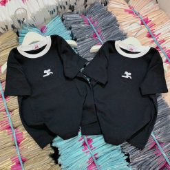 Áo thun nữ thuê logo trước ngực Baby Tee ôm body từ 35kg - 55kg - AG1339