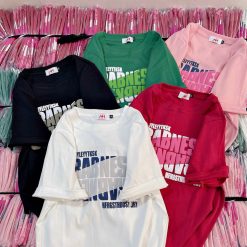 Áo thun Borip form to từ 45kg - 65kg nữ In chữ DRABNESS - AG1340