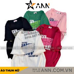 Áo thun Borip form to từ 45kg - 65kg nữ In chữ DRABNESS - AG1340