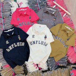 Áo thun nữ Cổ Bẻ In Nổi Chữ Baby Tee ôm body từ 35kg - 55kg - AG1342