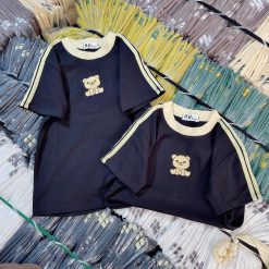 Áo thun nữ in Hình Gấu trước ngực Baby Tee ôm body từ 35kg - 55kg - AG1343