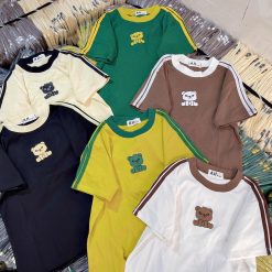 Áo thun nữ in Hình Gấu trước ngực Baby Tee ôm body từ 35kg - 55kg - AG1343