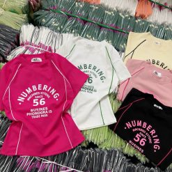 Áo thun nữ Baby Tee ôm body từ 35kg - 55kg in chữ Và Số 56 - AG1348