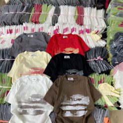 Áo thun nữ Baby Tee ôm body từ 35kg - 55kg in chữ HinMi - AG1350