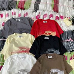 Áo thun nữ Baby Tee ôm body từ 35kg - 55kg in chữ HinMi - AG1350