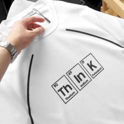 Áo Thun Nam Cổ Tròn Pack Horse In Chữ Think Viền Sọc - AB511