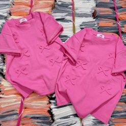 Áo thun nữ In Nỗi hình cái nơ Baby Tee ôm body từ 35kg - 55kg - AG1356