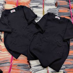 Áo thun nữ In Nỗi hình cái nơ Baby Tee ôm body từ 35kg - 55kg - AG1356