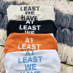 Áo thun nữ Baby Tee ôm body từ 35kg - 55kg In chữ AT LEAST - AG1358