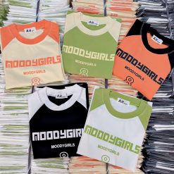 Áo thun nữ Baby Tee ôm body từ 35kg - 55kg In chữ và Số 8 - AG1360