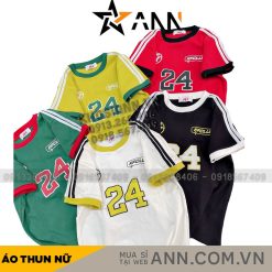Áo thun nữ Baby Tee ôm body từ 35kg - 55kg In Số 24 - AG1365