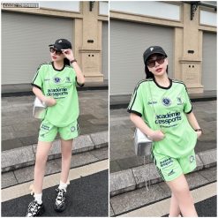 Đồ bộ quần đùi áo tay ngắn thuê chữ dessports - DBO4411