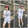 Đồ bộ quần đùi áo tay ngắn thuê chữ dessports - DBO4411