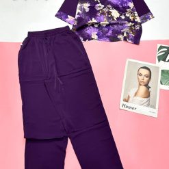 Đồ bộ trung niên mango bông quần dài form đại từ 40kg-70kg - DBO4432