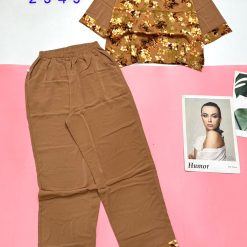 Đồ bộ trung niên mango bông quần dài form đại từ 40kg-70kg - DBO4432