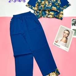 Đồ bộ trung niên mango bông quần dài form đại từ 40kg-70kg - DBO4432