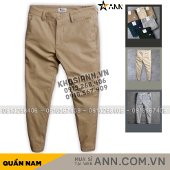 Quần Kaki Dài Nam Rurumen Chất Kaki Co Giãn Cao Cấp (Có size 36) - QB428