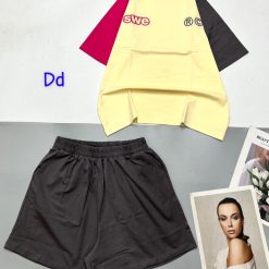 Đồ bộ quần đùi áo tay ngắn thuê chữ RC bên trái - DBO4467