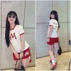 Đồ bộ quần đùi áo tay ngắn in chữ M - DBO4479