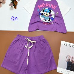 Đồ bộ quần đùi áo tay ngắn in chữ MARINE - DBO4482