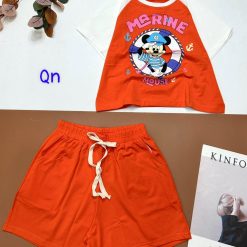 Đồ bộ quần đùi áo tay ngắn in chữ MARINE - DBO4482