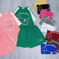 Đồ bộ quần đùi áo tay ngắn in hình chú chó - DBO4485