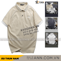 Áo Thun Nam Cổ Bẻ Thêu Nổi Logo Rubik (Có size 3x) - CS226