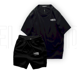 Set Bộ Nam Áo Thun Cổ Tròn Oversize In Chữ CLEGENDK Quần Short Thun - SBN108