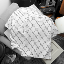 Áo Thun Cặp Nam Nữ Cổ Tròn Pack Horse In Chữ AA - AB516