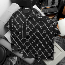 Áo Thun Cặp Nam Nữ Cổ Tròn Pack Horse In Chữ AA - AB516