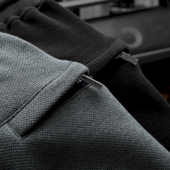 Quần Short Thun Nam Viền Sọc Thêu Logo Chữ - QB430