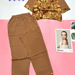 Đồ bộ mango quần dài trơn áo tay lỡ - DBO4616