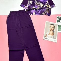 Đồ bộ mango quần dài trơn áo tay lỡ - DBO4616