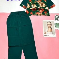 Đồ bộ mango quần dài trơn áo tay lỡ - DBO4616