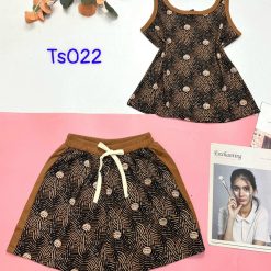 Đồ bộ quần đùi cột dây áo ba lỗ in nhiều hoạ tiết - DBO4617