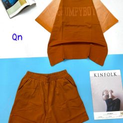 Đồ bộ quần đùi áo tay ngắn in chữ GUMPYBOY - DBO4655