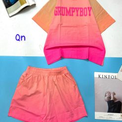 Đồ bộ quần đùi áo tay ngắn in chữ GUMPYBOY - DBO4655