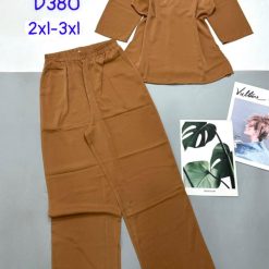 Đồ bộ lam trơn cổ tàu Có 2 size - DBO4660