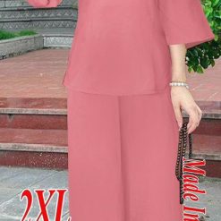 Đồ bộ lam trơn cổ tàu Có 2 size - DBO4660