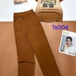 Đồ bộ tăm lạnh quần dài áo cổ tròn tay ngắn in hình máy nghe nhạc - DBO4670